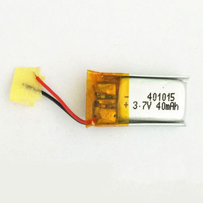 pequeña batería de la batería 401015 25mAh Lipo del polímero 3,7 V del li de la batería