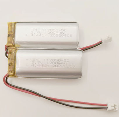 5C recargable Li Polymer Battery, 3.7V 1200mAh Li Poly Battery Pack