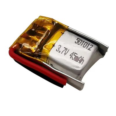 Batería de polímero de litio aprobada por KC de bajo ruido TWS Auriculares 3.7V 45mAh 501012