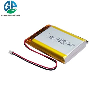Batería de polímero de li 50g 2500mah Protección contra sobrecarga Voltado 4.25v 1c