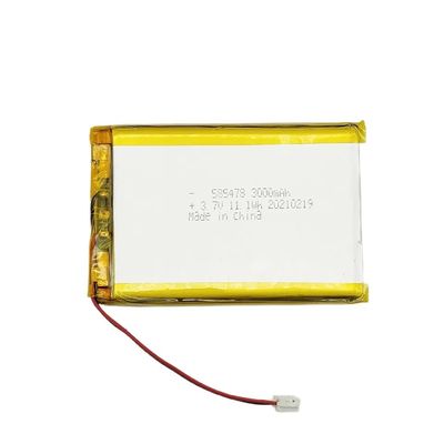 585478 3.7v 3000mah Batería Lipo Ion Litio Polímero para electrodomésticos