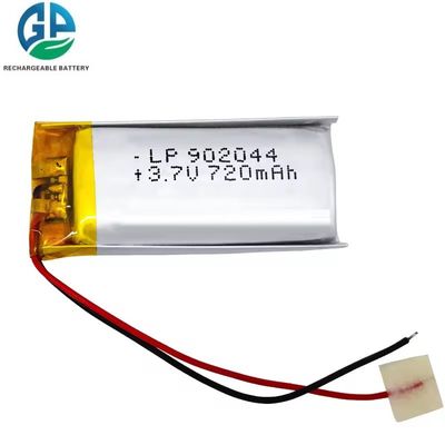 Batería recargable de polímero de litio de larga duración 902044 3,7V 720mAh para productos digitales