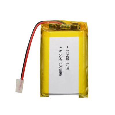 Batería del polímero de litio de UN38.3 3.7V 2000mAh 103450 para GPS