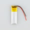3.7V 90mAh Li Polymer Battery 401030 para el dispositivo elegante