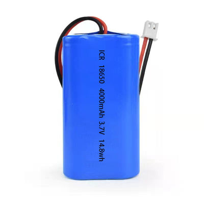 batería de litio recargable 4000mah, paquete de la batería li-ion de 18650 2P 3.7V