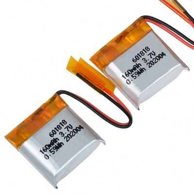 buy Tamaño pequeño 601818 3.7V 160mAh Batería de polímero de litio con 500 ciclos de vida para dispositivos digitales Fabricación en línea