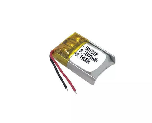 buy 501012 45mAh 3.7V Batería de polímero de litio con certificación KC/CB para auriculares TWS y dispositivos inteligentes Fabricación en línea