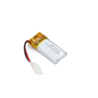 comprar la batería kc IEC62133 del polímero de litio de 3.7V 40mAh 301020 aprobó online manufacture
