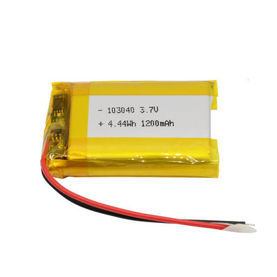 comprar Los CB IEC62133 de la batería del polímero de litio de la alta capacidad certificaron 103040 3.7v 1200mAh online manufacture