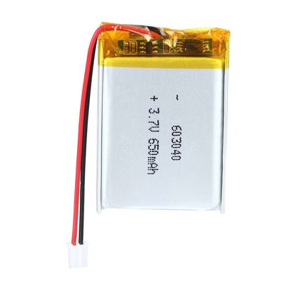 comprar Batería de UN38.3 Lipo, batería del polímero de litio de 650mah 3.7v online manufacture