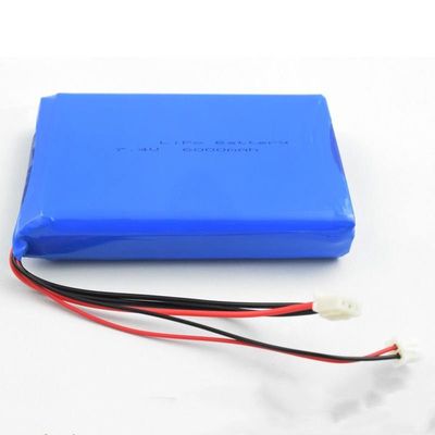 comprar Batería del polímero de litio de IEC62133 kc 7.4v 6000mah para el dispositivo de la belleza online manufacture