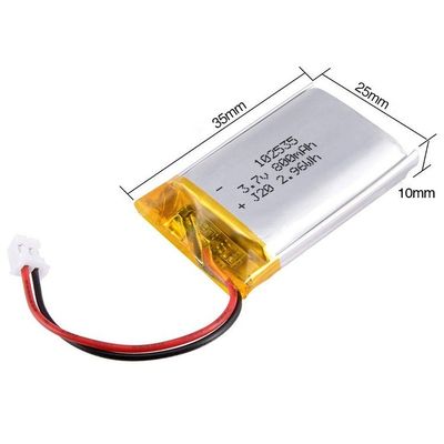 comprar 102535 3.7V 800mAh Li Ion Polymer Battery, batería del polímero de litio de la aprobación del kc online manufacture