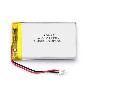 comprar Alta batería de Lipo de la descarga, 654065 batería del polímero de litio de 3.7v 2000mAh 7.4Wh online manufacture