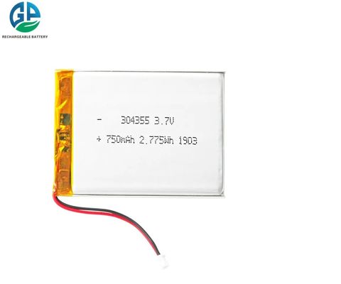 comprar Batería 7.4v 750mah, Li Ion Battery recargable 304355 del kc Lipo online manufacture