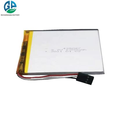 comprar la batería ISO9001 de 3.7V 2300mAh Lipo certificó con la batería recargable del polímero de litio de la vida de 500 ciclos Fabricación en línea