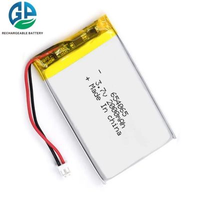 comprar Litio Ion Battery Pack Rechargeable 3.7V kc de Lipo 654065 2000mAh 7.4Wh online manufacture