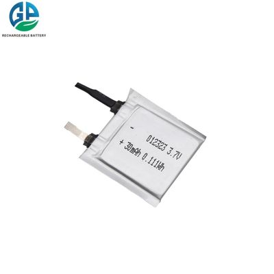 comprar 3.7V 30mAh Li Ion Rechargeable Battery 012323 kc certificó online manufacture