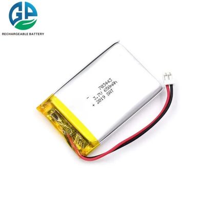 comprar 703443 Modelo 3.7V 650mAh Batería de polímero de litio - Batería LiPo recargable Fabricación en línea