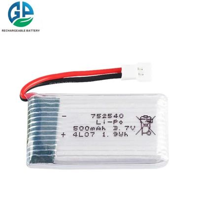 comprar Un38.3 752540 Batería de polímero de litio 3.7v Recargable 500mah online manufacture
