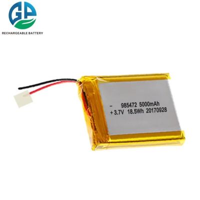 comprar 3Batería de polímero de li 985472 5000mAh 3.7V 18.5WH Batería recargable de polímero de león online manufacture