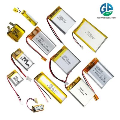comprar Alta capacidad 3.7V 1250mAh Batería de iones de litio polímero 102550 500 veces Batería recargable Polímero Batería de litio online manufacture