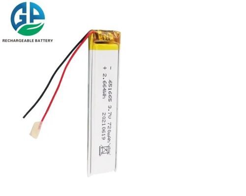 comprar Recargable 651665 Batería de polímero de litio 720mah 3.7v online manufacture