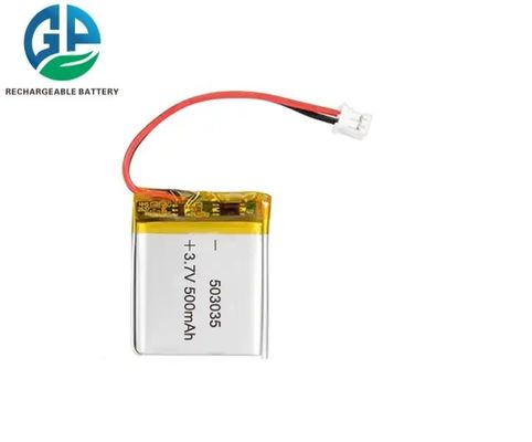 comprar KC CB IEC62133 Aprobado de alta calidad Lipo503035 3.7V 500mAh Batería recargable de iones de litio online manufacture