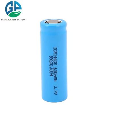 buy Batería LFP de 3.7V 650mAh con 2000 ciclos de vida - Batería recargable LiFePO4 14430 aprobada por KC CB IEC Fabricación en línea