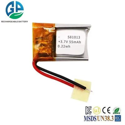 comprar KC aprobado Batería Lipo 581013 3.7V 50mAh Batería recargable de Li-polímero online manufacture