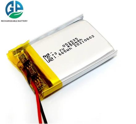comprar 3.7V 450mah Lipo 502535 Batería recargable de iones de litio de polímero 3.7 V para producto inalámbrico / auricular de dientes azules online manufacture