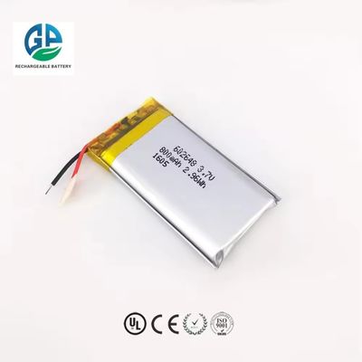 comprar KC aprobado 3.7V Li Poly batería recargable 602648 800mah Lipo batería online manufacture
