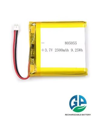 comprar KC Recargable 3.7v Batería de litio polímero Batería Li-ion Lipo 2500mah 805055 online manufacture