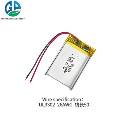 comprar KC IEC62133 Alta calidad 3.8V 700mah 652535 Batería de polímero de litio 500 veces duración del ciclo online manufacture