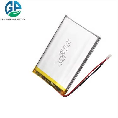comprar Batería recargable Lipo 605080 Batería de iones de litio 3.7v 3000mah KC CB IEC62133 Fabrica profesional aprobada online manufacture