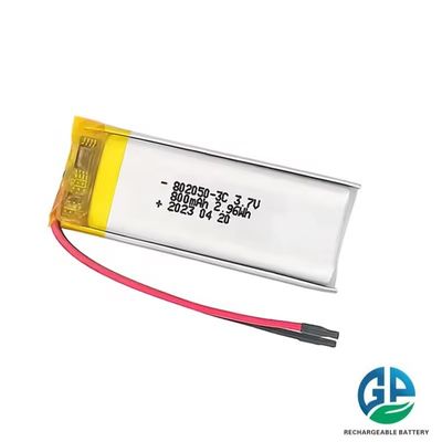 comprar El paquete de baterías de litio polímero de alta calidad batería recargable 802050 800mah 3.7V batería de litio polímero Lipo online manufacture