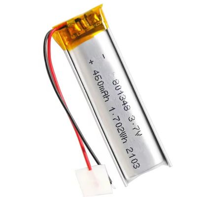 comprar KC aprobado Batería Lipo 3.7V 460mah 801348 Batería de litio de polímero online manufacture