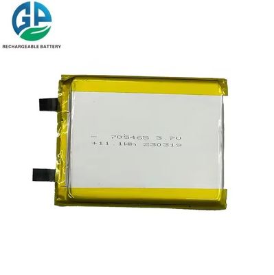 comprar Batería de alta velocidad de descarga 3.7V 3000mah 30C Max60C Batería Lipo recargable plana de alta capacidad 705465 online manufacture