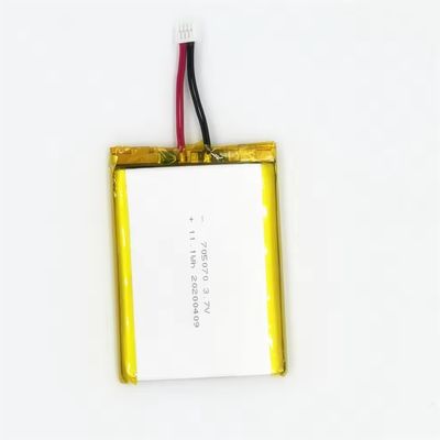 comprar Batería de litio polímero de alta descarga de 3,7 V 705070 3000mah Batería de litio de alta capacidad 30C Max60C recargable online manufacture