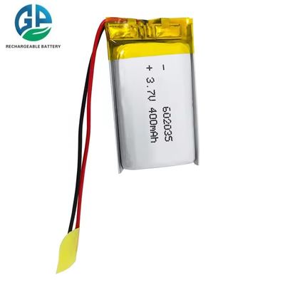 comprar IEC62133 3.7 Volt 602035 Batería recargable de alta temperatura ultra delgada Lipo 3.7v 400mah online manufacture