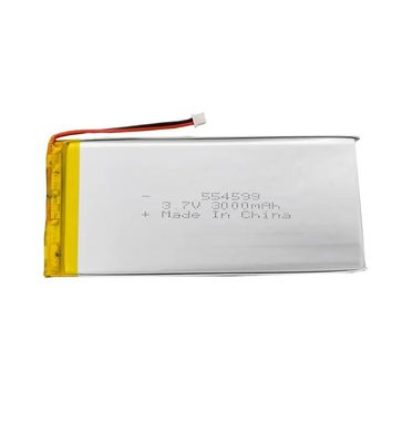 comprar Batería de polímero de litio de alta descarga 3.7v 554499 3000mah Batería de lipo recargable plana online manufacture