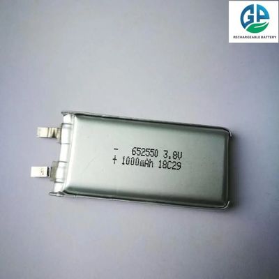 comprar Batería recargable de litio polímero LiPo de alta capacidad 1000mAh 3.8V 652550 online manufacture
