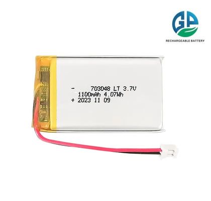 comprar KC IEC62133 Aprobar 3.7V 1100mAh 703048 Batería Lipo de baja temperatura Batería recargable Batería de Li-polímero online manufacture
