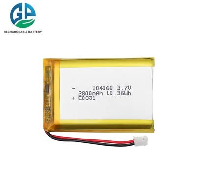 comprar 104060 2800mAh 3.7V Batería recargable para audífonos Baterías de litio y polímero 3.7v Lipo Batería FCC CB CE KC online manufacture