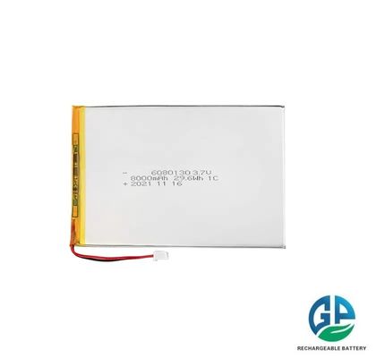 comprar Batería recargable Lipo de ion de litio polímero 6080130 8000mAh 3.7V Batería recargable Li-polímero online manufacture