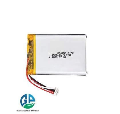 comprar Batería de polímero de litio recargable Lipo de 2500 mAh y 3,7 V aprobada por KC IEC62133 online manufacture