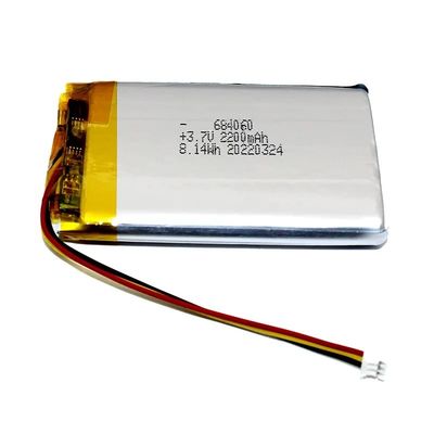comprar KC CB IEC62133 Aprobado 604060 654060 684060 704060 Batería Lipo 2000mah 2200mah 3.7v Batería de iones de litio y polímeros online manufacture