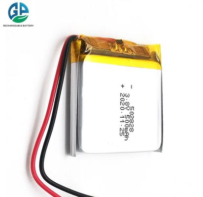 comprar KC aprobado Batería Lipo 502828 Batería 500mah 1.9wh Batería Li-polímero Mejor precio 3.8V Batería recargable de litio polímero online manufacture