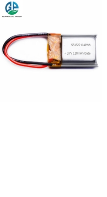 comprar Lithium Metal Polymer Batteries 3.7v 110mah KC High Quality Hot Selling Low Price Rechargeable 551522 3.7V 110mah online manufacture