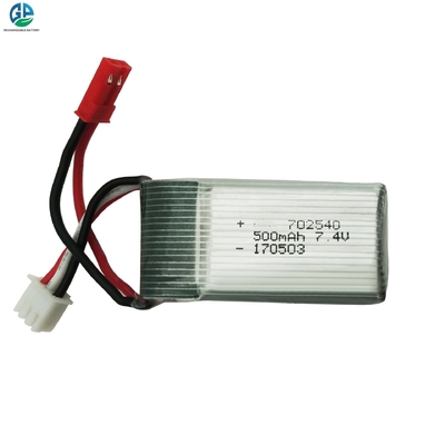 comprar Batería Lipo 702540 7.4V 25C Aprobada por KC, Recargable, 500 mAh, Paquete de Batería Lipo de Polímero de Litio Recargable de 7.4V, Batería LP702540 online manufacture