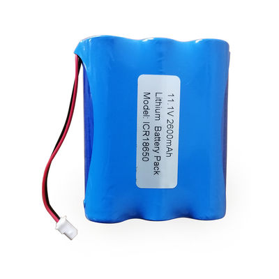 comprar Paquete de baterías de litio 18650 ICR18650 certificado UN38.3 de 11,1 V 2600 mAh para equipos médicos y terminales POS online manufacture